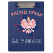 LaVernia Polnisch Texan Klemmbrett (Vorderseite)