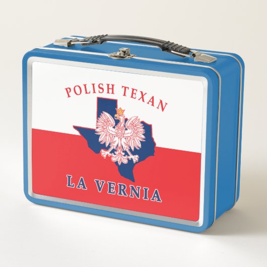 LaVernia Polnisch Texan Metall Brotdose (Vorderseite)