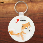Lavero Shiba inu Schlüsselanhänger (Vorderseite)