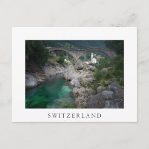 Lavertezzo-Brücke im Valle Verzasca, Schweiz Postkarte