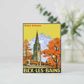 Lavey les Bains, Dorf Schweiz, Vintag Postkarte (Stehend Vorderseite)