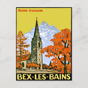 Lavey les Bains, Dorf Schweiz, Vintag Postkarte