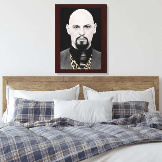 LaVey Stretched Leinwand Art (Insitu (Schlafzimmer))