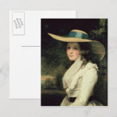 Lavinia Bingham, 2. Grafschaft Spencer 1785-6 Postkarte (Vorne/Hinten)