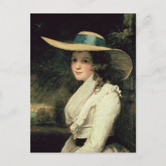 Lavinia Bingham, 2. Grafschaft Spencer 1785-6 Postkarte (Vorderseite)