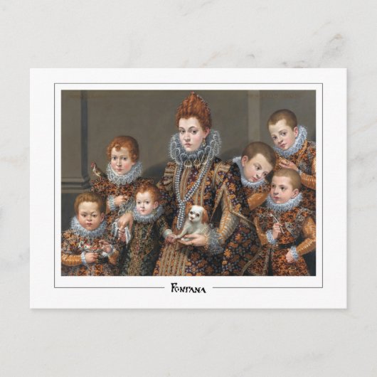 Lavinia Fontana #6 - Fine Art Postcard Postkarte (Vorderseite)