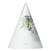 Lavische grüne Blattgold Rahmen süß 16. Partyhütchen (Links)