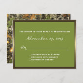 Lavish Camouflage Wedding RSVP (Vorne/Hinten)