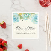Lavish Florals Graduation Party Napkins Serviette (Beispiel)