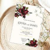 Lavish Florals Wedding Invitation Einladung