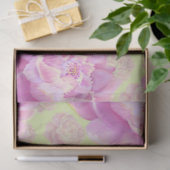 Lavish Peony auf hellgrün Seidenpapier (Geschenk)