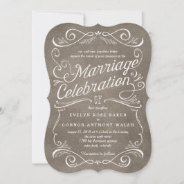 Lavish Scrolls Editable Color Wedding Einladungen