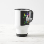 "Lavish your Liebe" Reisecoffee Mug Reisebecher (VorderseiteRechts)
