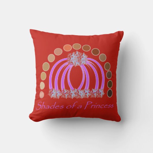 Lavishiauf den Schattierungen einer Prinzessin, di Kissen (Vorderseite)
