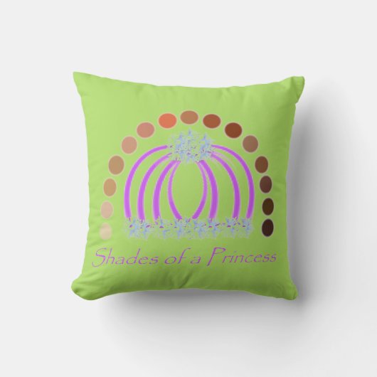 Lavishiauf den Schattierungen einer Prinzessin, di Kissen (Vorderseite)