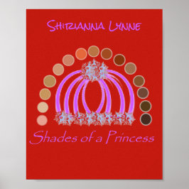 Lavishiauf den Schattierungen einer Prinzessin, di Poster
