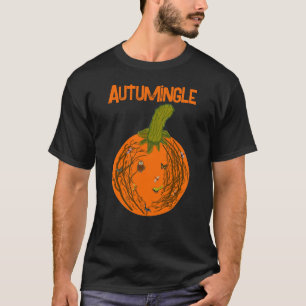 LavishiAuf Herbstmuschel Vintager Lebenswald T-Shirt