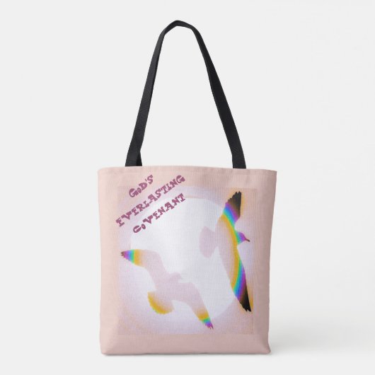 LavishishiOn Rainbow Birds Sun Sky Tasche (Rückseite)