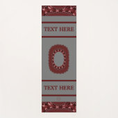 Lavishishon City Staat School Business Red Letter Yogamatte (Vorderseite)