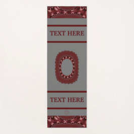 Lavishishon City Staat School Business Red Letter Yogamatte