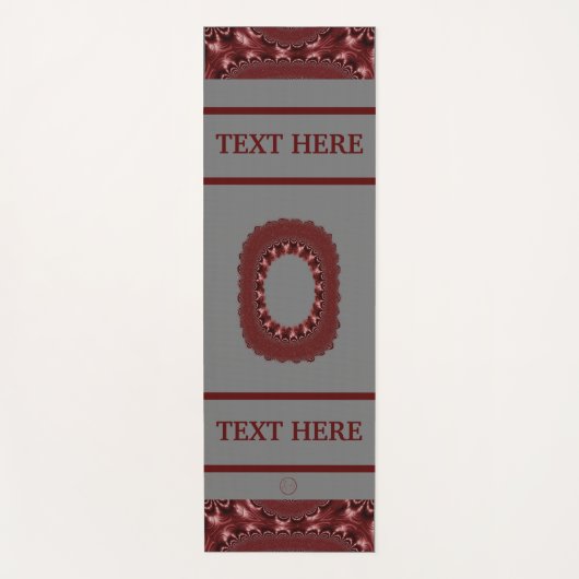 Lavishishon City Staat School Business Red Letter Yogamatte (Vorderseite)