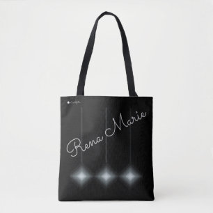 LavishishyOn Monogram Modern Contemporary Diamonds Tasche