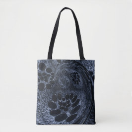 LavishlyOn Modern Blue Denim Paisley Swirl Bubble Tasche