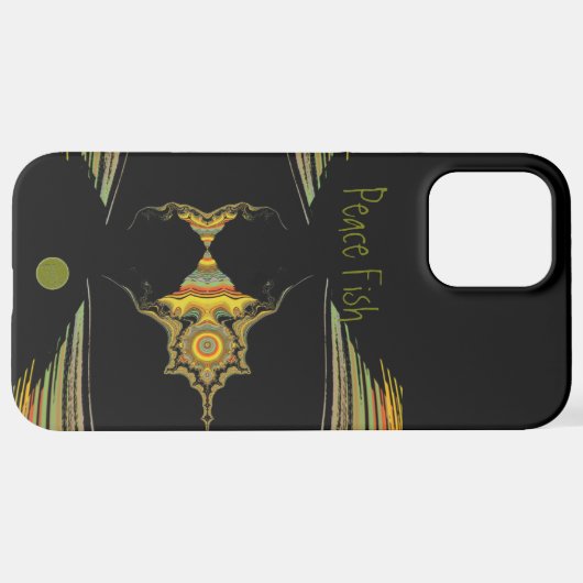 LavishlyOn Multi-Colred Peace Fish Case-Mate iPhone Hülle (Rückseite (Horizontal))