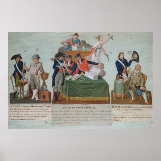 Lavoisier, Comite de Surete Generale Poster (Vorne)