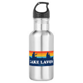 Lavon Texas Canoe Edelstahlflasche (Vorderseite)