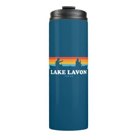 Lavon Texas Canoe Thermosbecher (Vorderseite)
