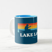 Lavon Texas Canoe Zweifarbige Tasse (Vorderseite Links)