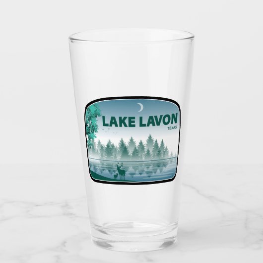 Lavon Texas Deer Glas (Vorderseite)