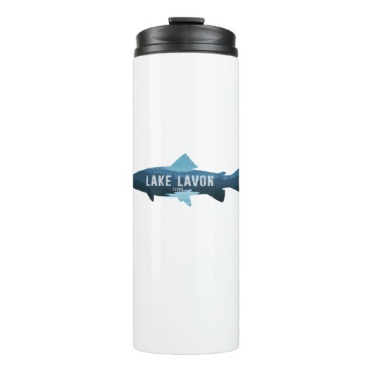 Lavon Texas Fish Thermosbecher (Vorderseite)