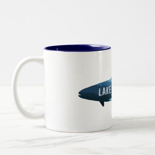 Lavon Texas Fish Zweifarbige Tasse (Links)