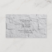 Law Automotive Bakery Music DJ Etc. Business Card Visitenkarte (Rückseite)