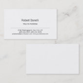 Law Automotive Bakery Music DJ Etc. Business Card Visitenkarte (Vorne/Hinten)