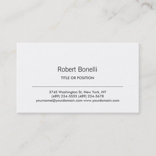 Law Automotive Bakery Music DJ Etc. Business Card Visitenkarte (Vorderseite)