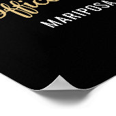 Law Enforcement Officer Police Graduation Welcome Poster (Ecke)