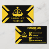 Law & Justice Advisor – broader and professional Visitenkarte (Vorne/Hinten)