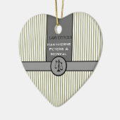 Law Office Attorney Justice Scale Custom Law Gifts Keramikornament (Links)