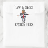 Law & Order Aufkleber (Tasche)