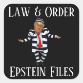 Law & Order Aufkleber (Vorderseite)