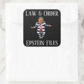 Law & Order Aufkleber (Tasche)