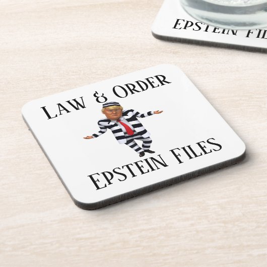 Law & Order Beverage Coaster Getränkeuntersetzer (Linke Seite)