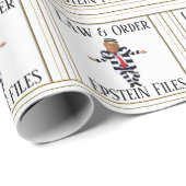 Law & Order-Geschenkpapier Geschenkpapier (Rolleneckpunkt)