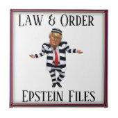 Law & Order Keramikfliese (Vorderseite)