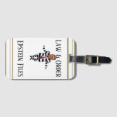 Law & Order Luggage Tag Gepäckanhänger (Vorderseite (Horizontal))
