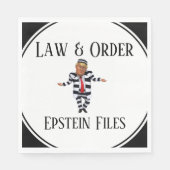 Law & Order Paper Napkin Serviette (Vorderseite)