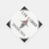 Law & Order Paper Napkin Serviette (Ecke)